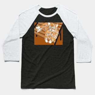 A Cute Ginger Cat named Ginge Baseball T-Shirt